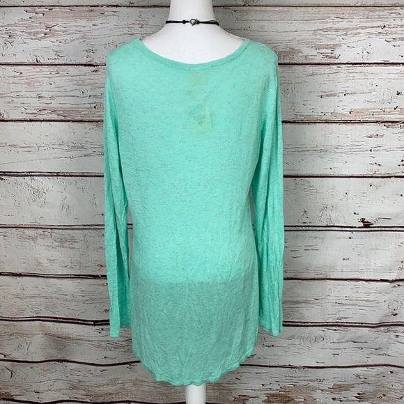 NWT  Jasmine and Ginger XL Mint Long Sleeve Top - Picture 4 of 11